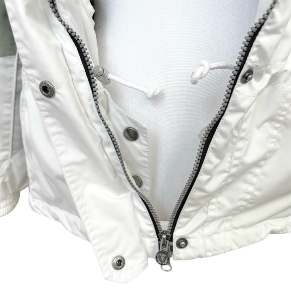 Couloir Fusion Winter Ski Jacket Snowboarding Coat White Black Green Size M 6 - Picture 7 of 16